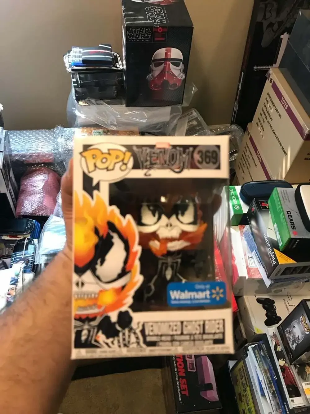 Funko Pop Marvel Venomized Ghost Rider Walmart Exclusive